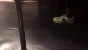 wow, spotted this girl with a big ass riding the train today 🚂