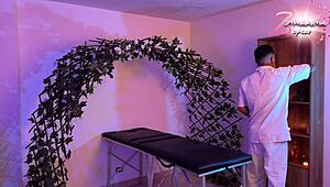 sweet short haired blonde amy days bates while friend fucks