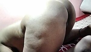 Skinny Indian Girlfriend with Huge Saggy Tits Fucked Homemade