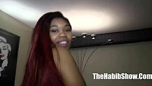 Nina Rotti's Ebony Ass Fuckfest with BBC Stars Puerto Rock, Ludus Adonis in Ghetto Hood Striptease and Clothes Ripping