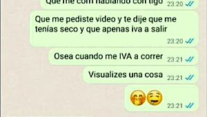 My latina girlfriend tries the cum and loves it on web chat 😍