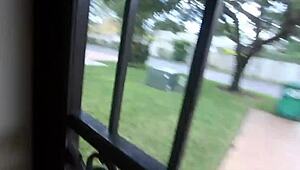 blondie esmi lee teases with outdoor bbc sucking