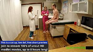 Mavericks Williams Undergoes Humiliating Pre-Employment Physical in Hospital Backstage with Moaning and Spreading