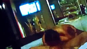 my cousin's ex-wife sucks my dick and licks my balls in the motel