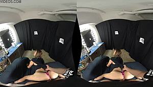 Is Pamela Morrison Riding Hard in WankzVR Reality?