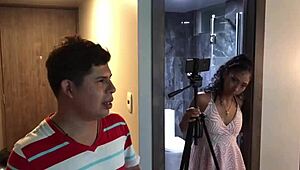 Innocent big-ass Latina falls for fake casting scam