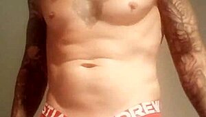 wtfafterlockup update 3 - vid 20240911 152039 - sep 14 2024, tattooed guy with blue eyes masturbates solo