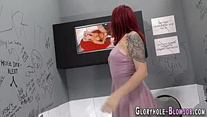 Redhead Feels Intense Pleasure Sucking And Riding Black Dick With Passion