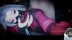 Mai fucks nemia while haruka sucks dildo