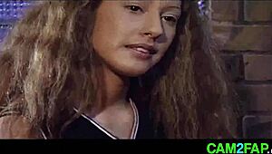 Teen Brunette's Tits Fucked Hard in Intense Session