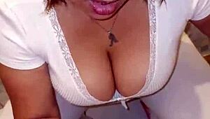 I uh Got Caught Masturbating With My Best Friend's Curvy Mom's Thong And She Swallowed My Cum