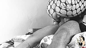 Paty Angel rides big black cock after Uber