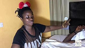 A sexy spirit appeared in my room for sex, her tits were huge.