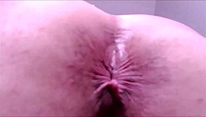 Bbw Anal Slut Sucks Dripping Cum Out with Farting and Rough Whipping