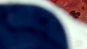 Vecinas tomando sol en la terraza parte 4