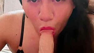 i suck my dildo solo