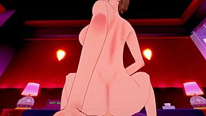 nobara kugisaki gets hot fucking with big tits squirting in college dorm - jujutsu kaisen