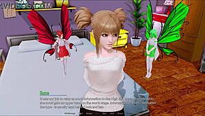 exploring the harem hotel in episode 240 of the game