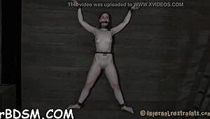 taming a naughty gagged playgirl in bondage