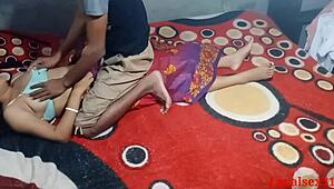 Watch red saree wife getting fucked doggystyle