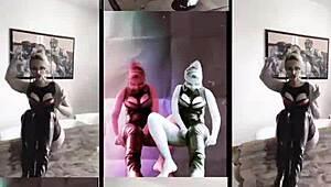 hey, check out this findom bitch dancing to her new song release