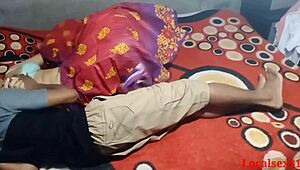 Watch red saree wife getting fucked doggystyle