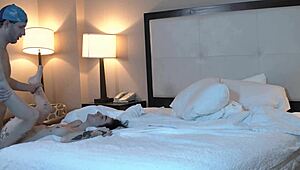 jake grand and gracie lou in a missionary position scene