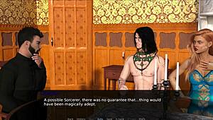 Reluctant archon gets her tits fucked hard in part 14.