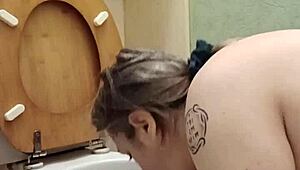 why does this natural tits slave humiliate herself outdoors in doggystyle bondage orgasm?