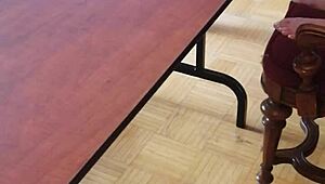 I's stomping cum outta that big cock with my feet on the desk, dominating him so hard!