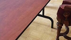 I's stomping cum outta that big cock with my feet on the desk, dominating him so hard!