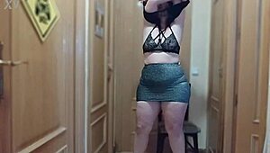 Dancing And Striptease With Big Ass