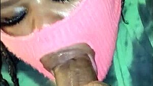 She sucked my dick good and blew bubbles with cum 😏