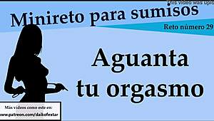 Teasing Orgasm Denial Game Easy Level. Complete in This Video.