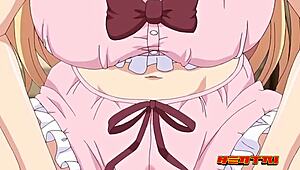 Big tit step sister turns 18yo and gets fucked for the first time in horny hentai anime.