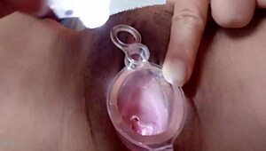 Opening My Pussy Wide with a Toy for Fun
