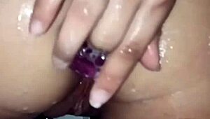 自家製アナルセックスで太った義兄とバスルームで