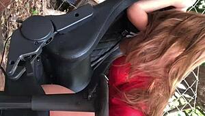 My oldest stepdaughter finally offers her ass for anal play with sex toys