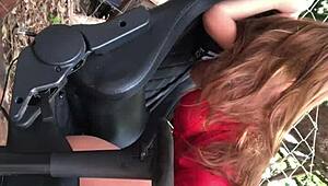 My oldest stepdaughter finally offers her ass for anal play with sex toys