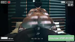 intense big black cock riding with huge tits bouncing