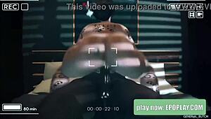 intense big black cock riding with huge tits bouncing