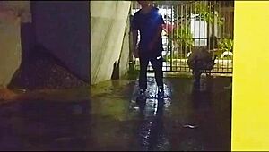 Inviterede lejer til julemiddag og vi knaldede hårdt