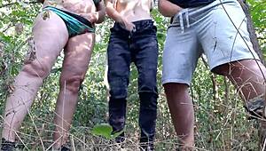 Three Close Girlfriends Explore Mutual Masturbation in a Daring Outdoor Spot by the River Beach