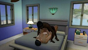 I invited my young lover for secret sex as an arab milf at home