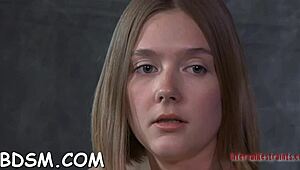 Filthy Girl Masturbates After Dinner With Toys And Bondage