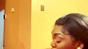 Hot Creamy Ebony Living Room Fucking