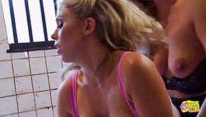 Will These Blonde Cosplayers Share Their Dildo Fun?
