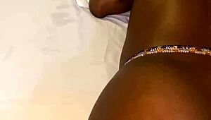 Her wild reactions when that vibrator hits her pussy are insane! 😈