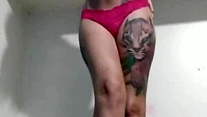 this peruvian latina's long legs so tempting and sexy