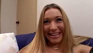 Kayla Marie Gags On Cock While Licking Balls In Extreme Oral Scene